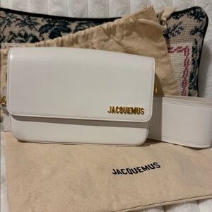 Jacquemus Modern White Shoulder Bag
